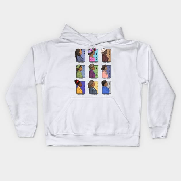 She Series - Real Women Version 5 Kids Hoodie by KHallion